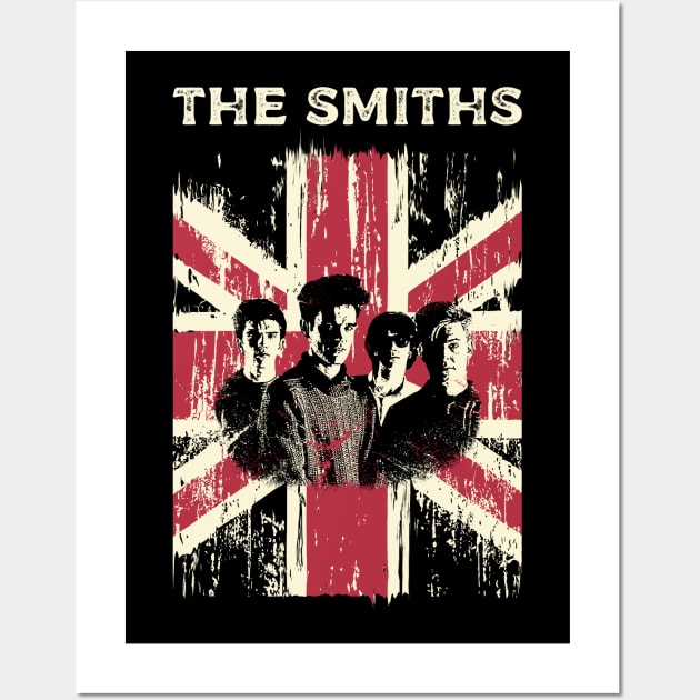 Vintage Distressed The Smiths Wall Art by Yopi